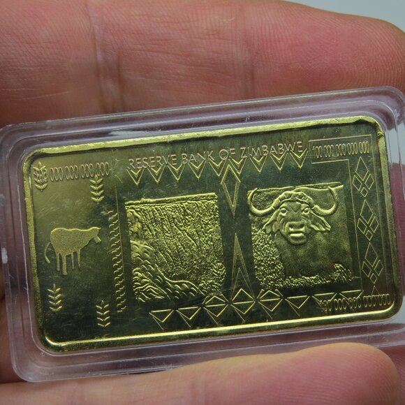 18k Gold bar 1 Ounce - Picture 1 of 3